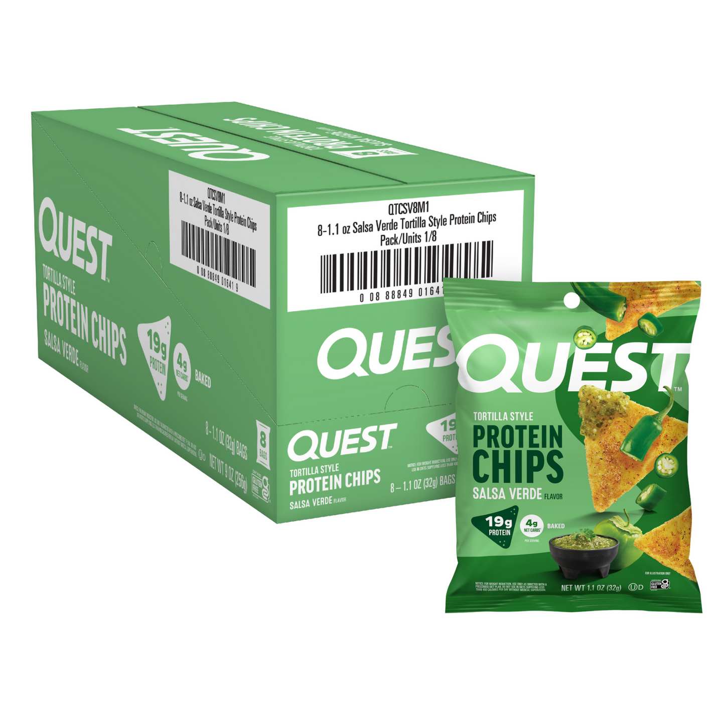 salsa-verde-tortilla-style-protein-chips-i8 110071_QN_USA_Pkg_ProteinChips_Tortilla_SV_8ctCarton_3D_Composite_Force_1.png